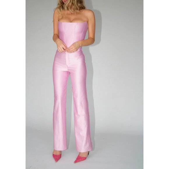 NWOT Rezek Studio Cupids Pink Hustle Pants - Picture 3 of 14